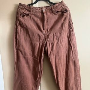 Loose fitted jeans